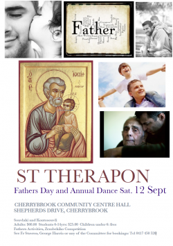 Fathers Day and Annual Dance - Saturday 12 September 2015