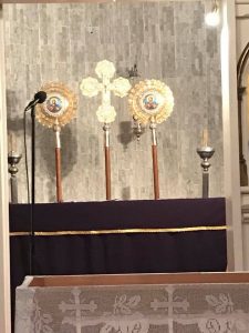 The Alter, Parish of St Therapon Easter 2018
